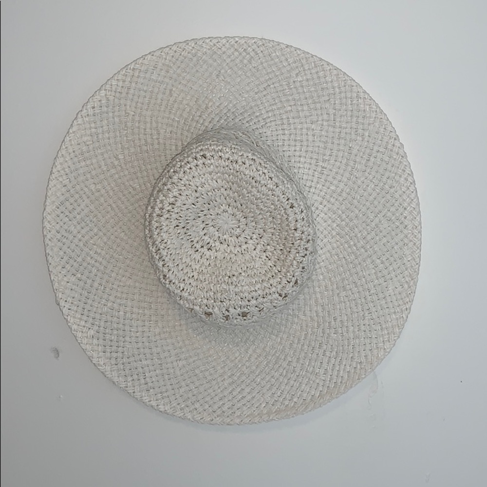 White Charming Charlie Floppy Hat